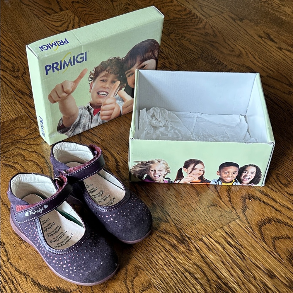 Primigi Kids Dress Shoes in Dark Purple